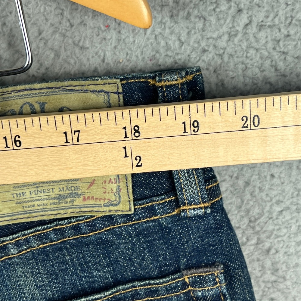 Polo Ralph Lauren 867 Classic Fit Dark Wash Denim Jeans Mens 36x30 (meas. 38x31) - Picture 14 of 15